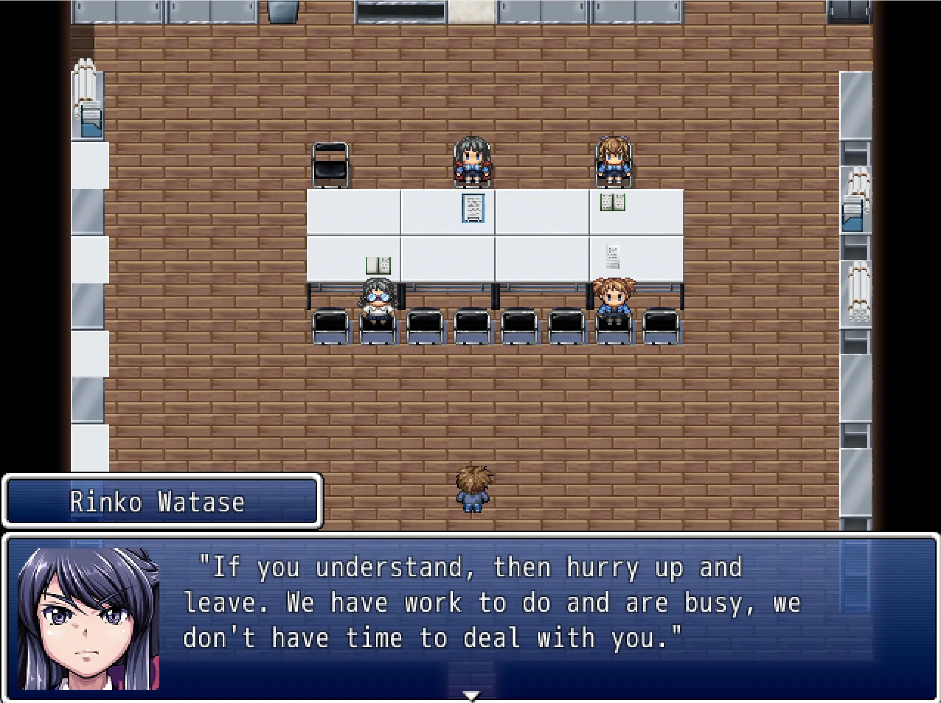 Afterschool Mix Fighters Boy VS Girl Battle gameplay screenshot 3 (RPGM adult game) by Kamikura Style Association – free download