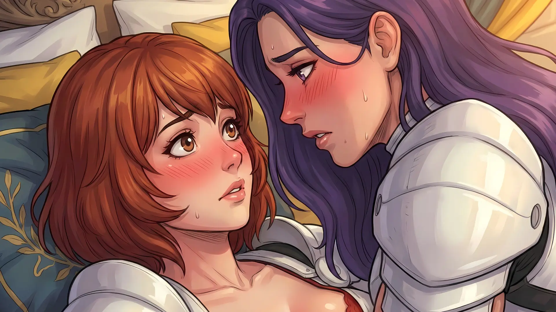 Island of Violets gameplay screenshot 2 (Ren'Py adult game) by OMNIVISION STUDIO – free download