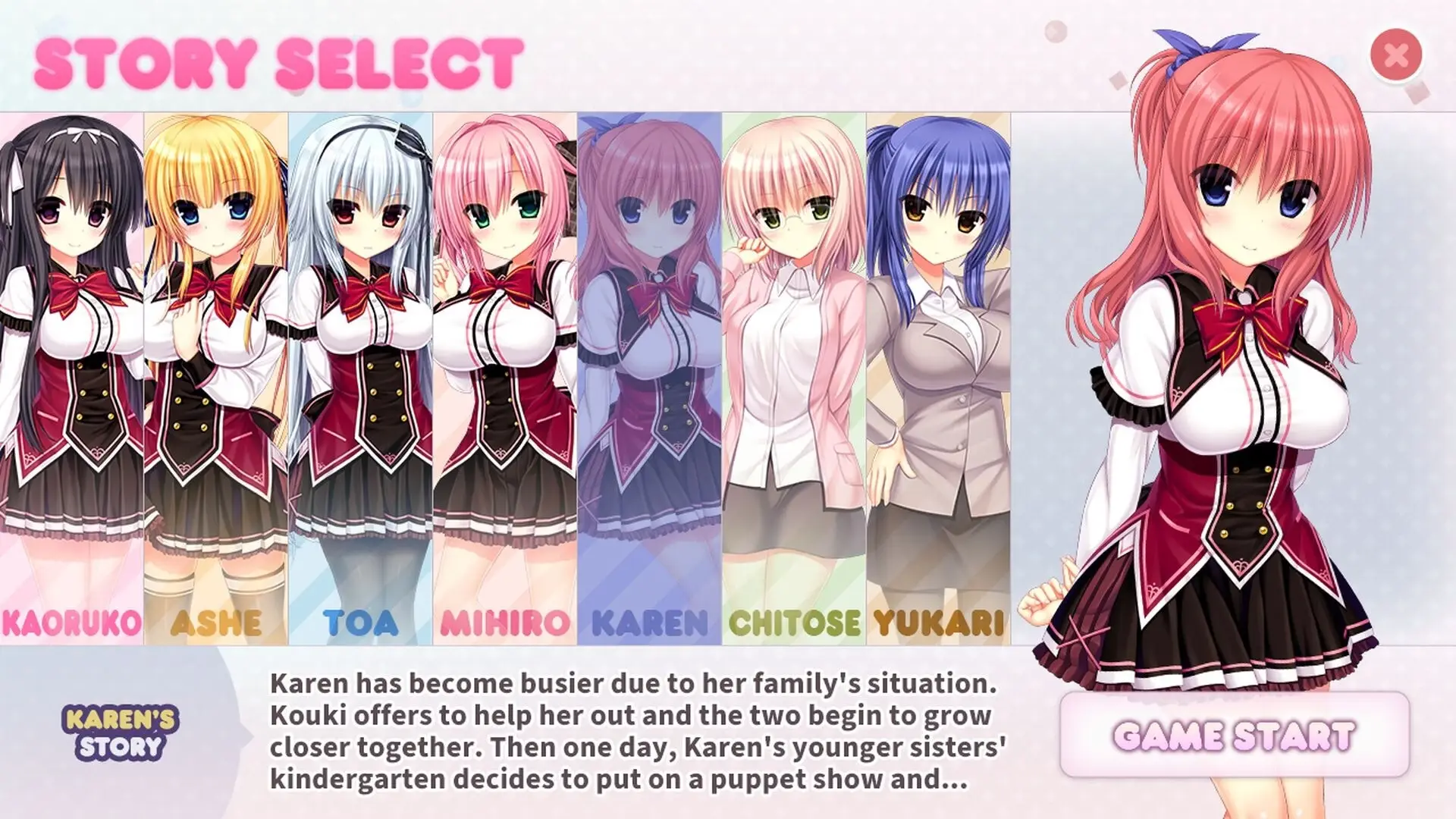 WAGAMAMA HIGH SPEC OC gameplay screenshot 1 (Others adult game) by Madosoft – free download