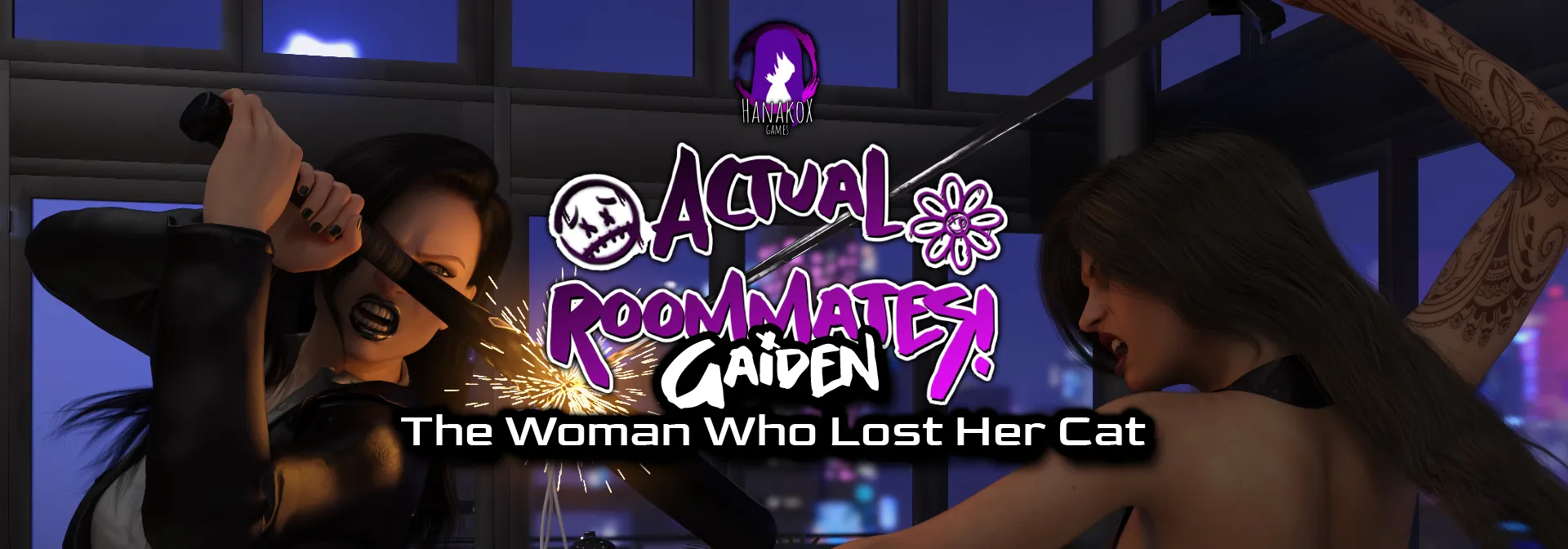Actual Roommates Gaiden: The Woman Who Lost Her Cat cover Final – Ren'Py adult game by HanakoXVN free download