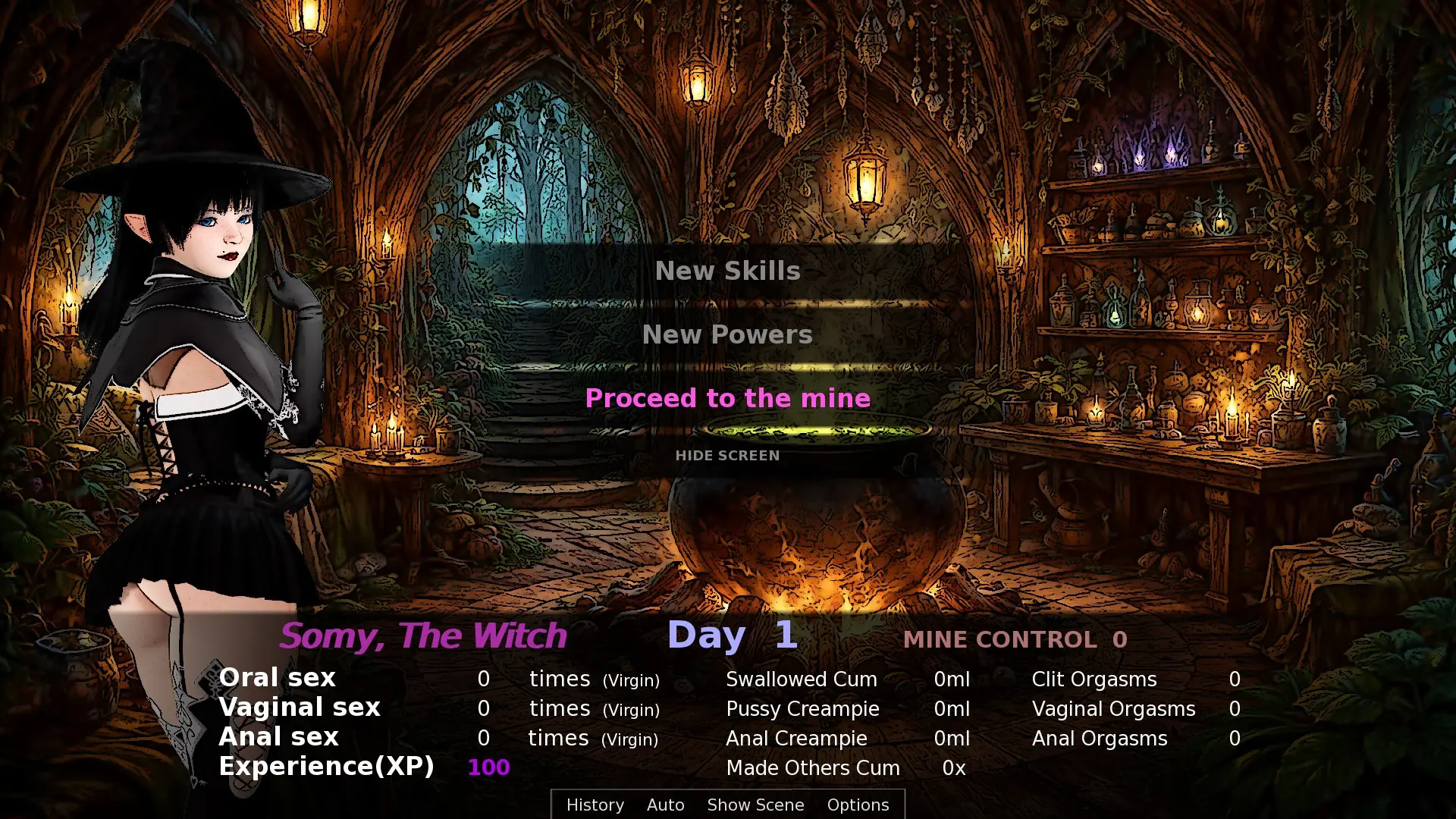 Somy Sex Witch gameplay screenshot 3 (Ren'Py adult game) by DAssman – free download