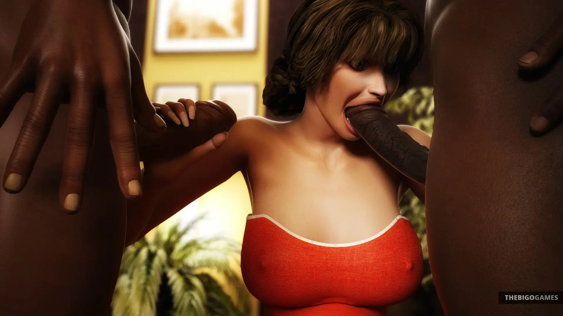 Slutty Wives gameplay screenshot 10 (Ren'Py adult game) by TheBigO Games – free download