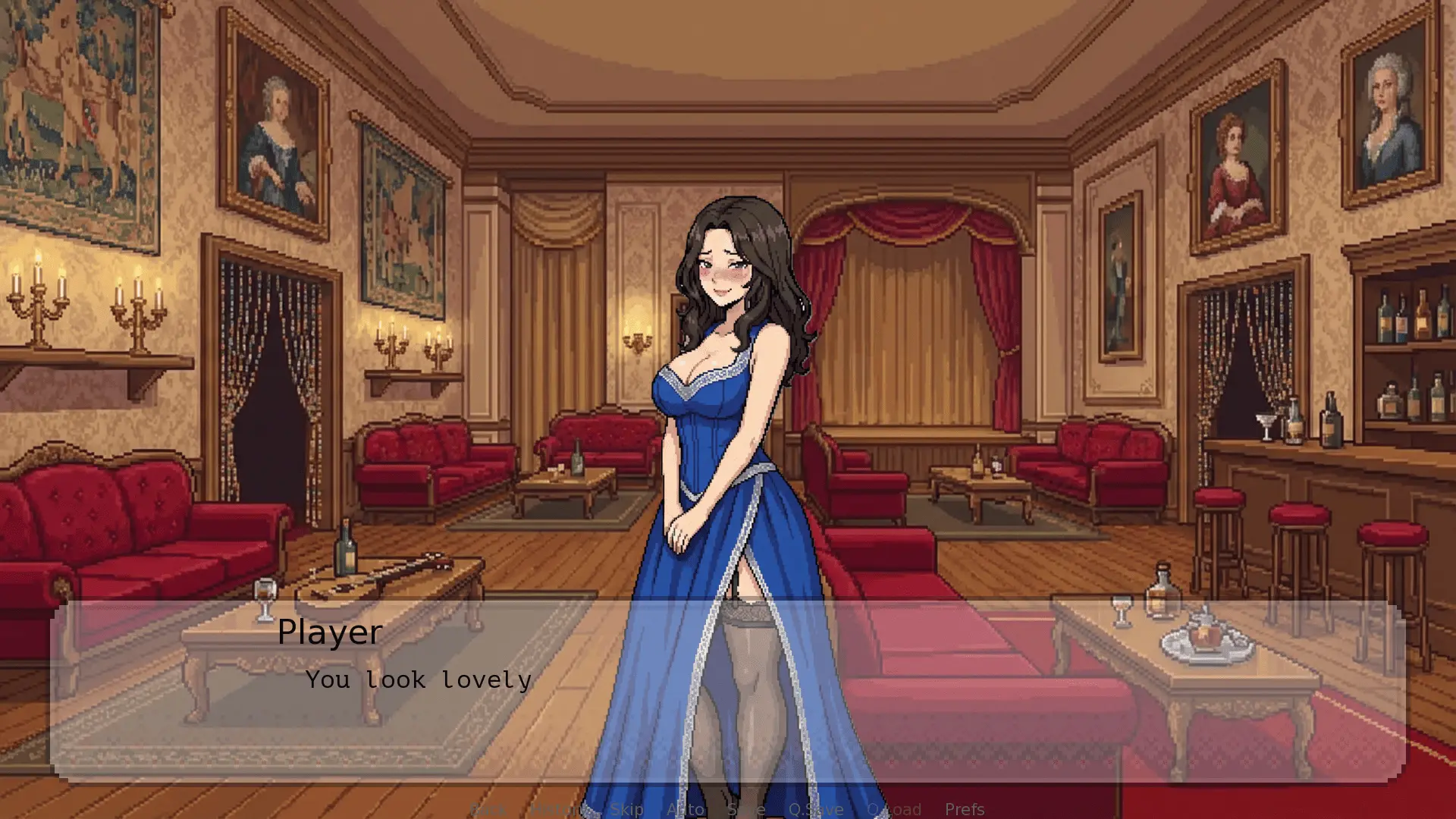 King’s Maid gameplay screenshot 2 (Ren'Py adult game) by ク Noteku か – free download