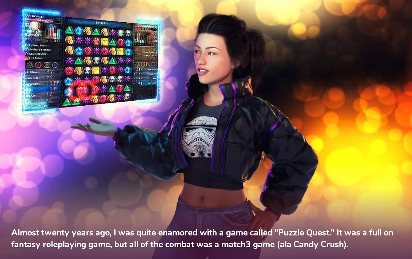 Puzzle Date gameplay screenshot 8 (Ren'Py adult game) by Tora Productions – free download