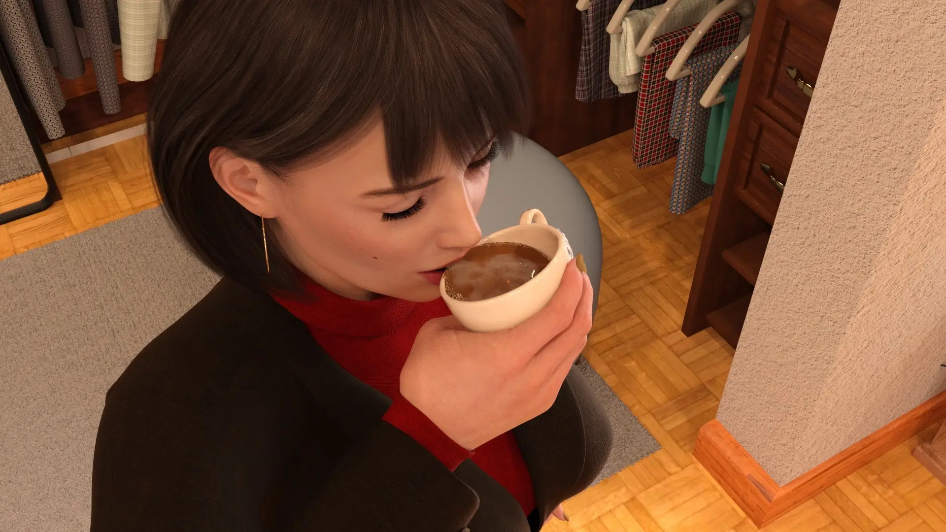 My Mother’s Favorite Friend gameplay screenshot 6 (Ren'Py adult game) by 2M2F – free download