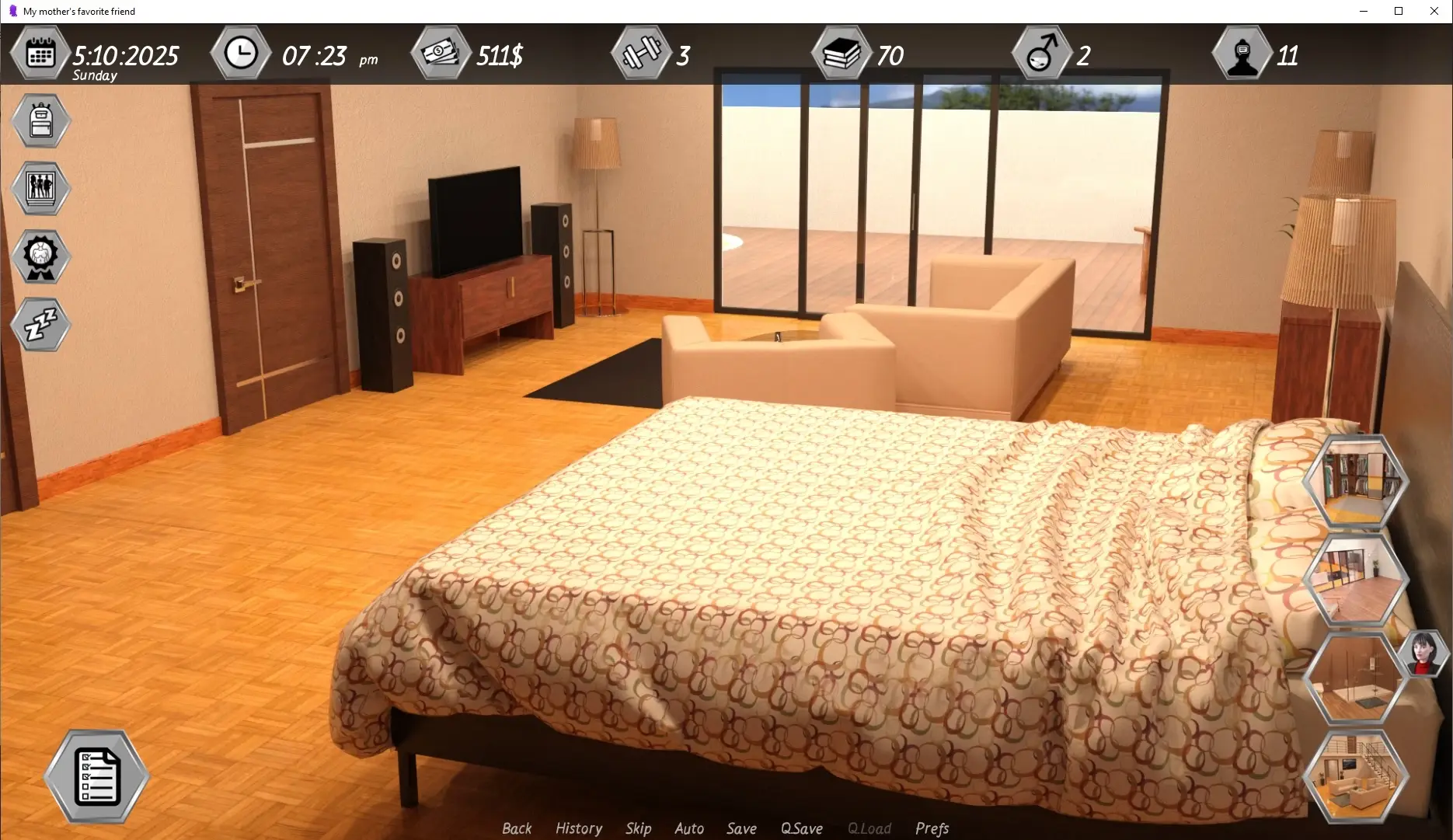 My Mother’s Favorite Friend gameplay screenshot 15 (Ren'Py adult game) by 2M2F – free download
