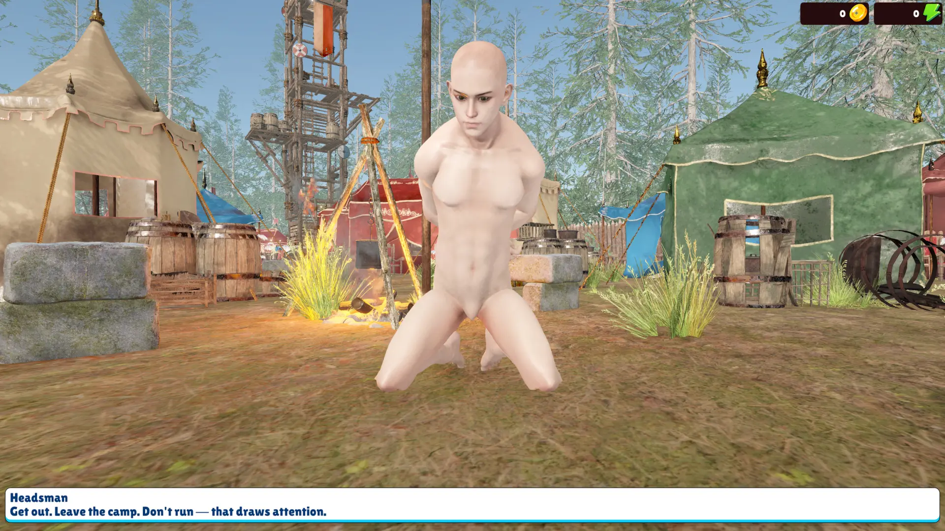 Captain Headsman gameplay screenshot 1 (Unity adult game) by Lil Husky VR – free download