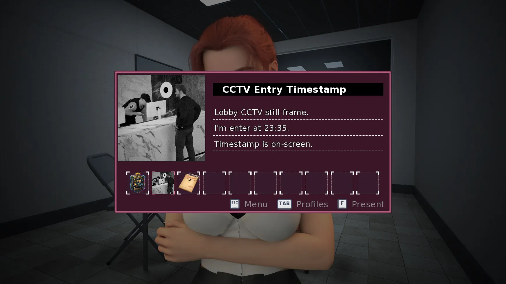 Pussy Pass Denied: First Case gameplay screenshot 12 (Ren'Py adult game) by Desire Forger – free download