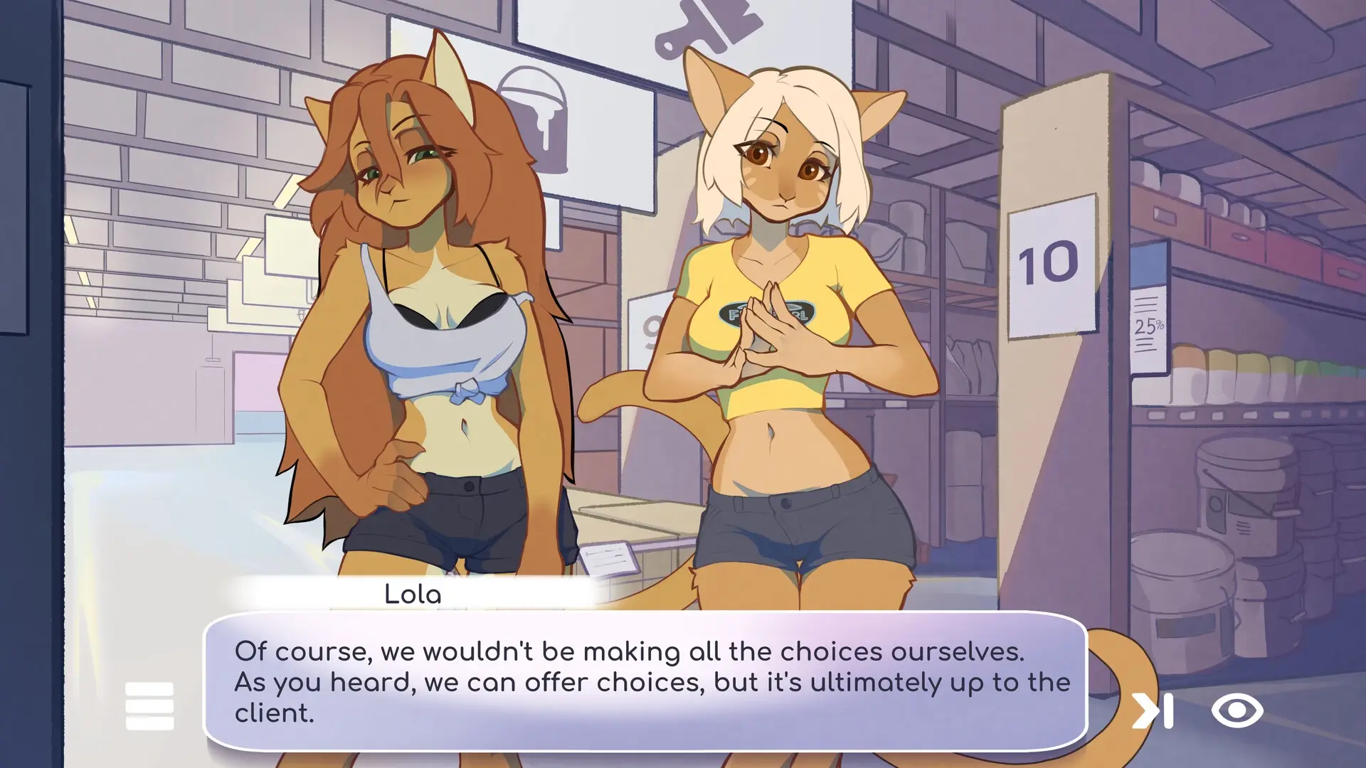Project: Home! gameplay screenshot 5 (Ren'Py adult game) by Niktarin – free download