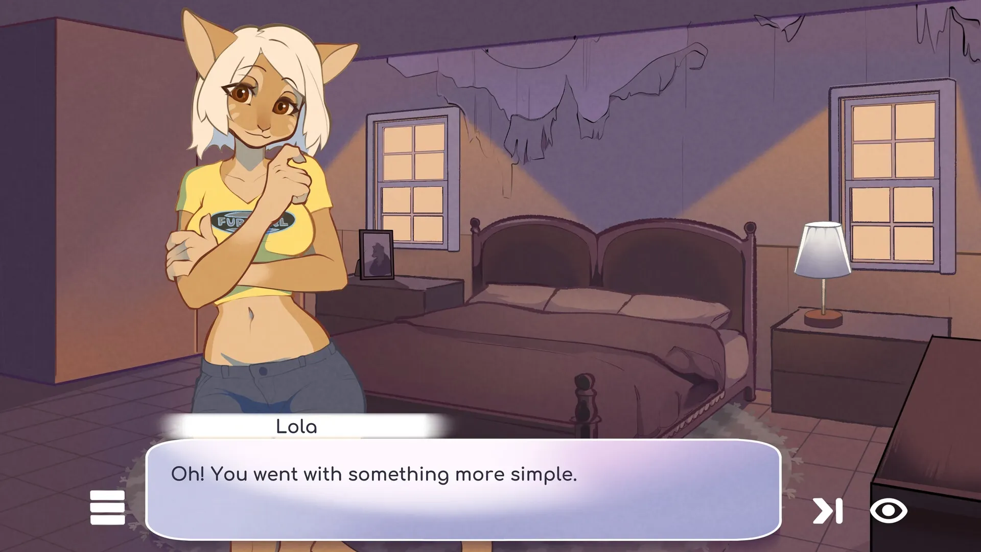 Project: Home! gameplay screenshot 2 (Ren'Py adult game) by Niktarin – free download