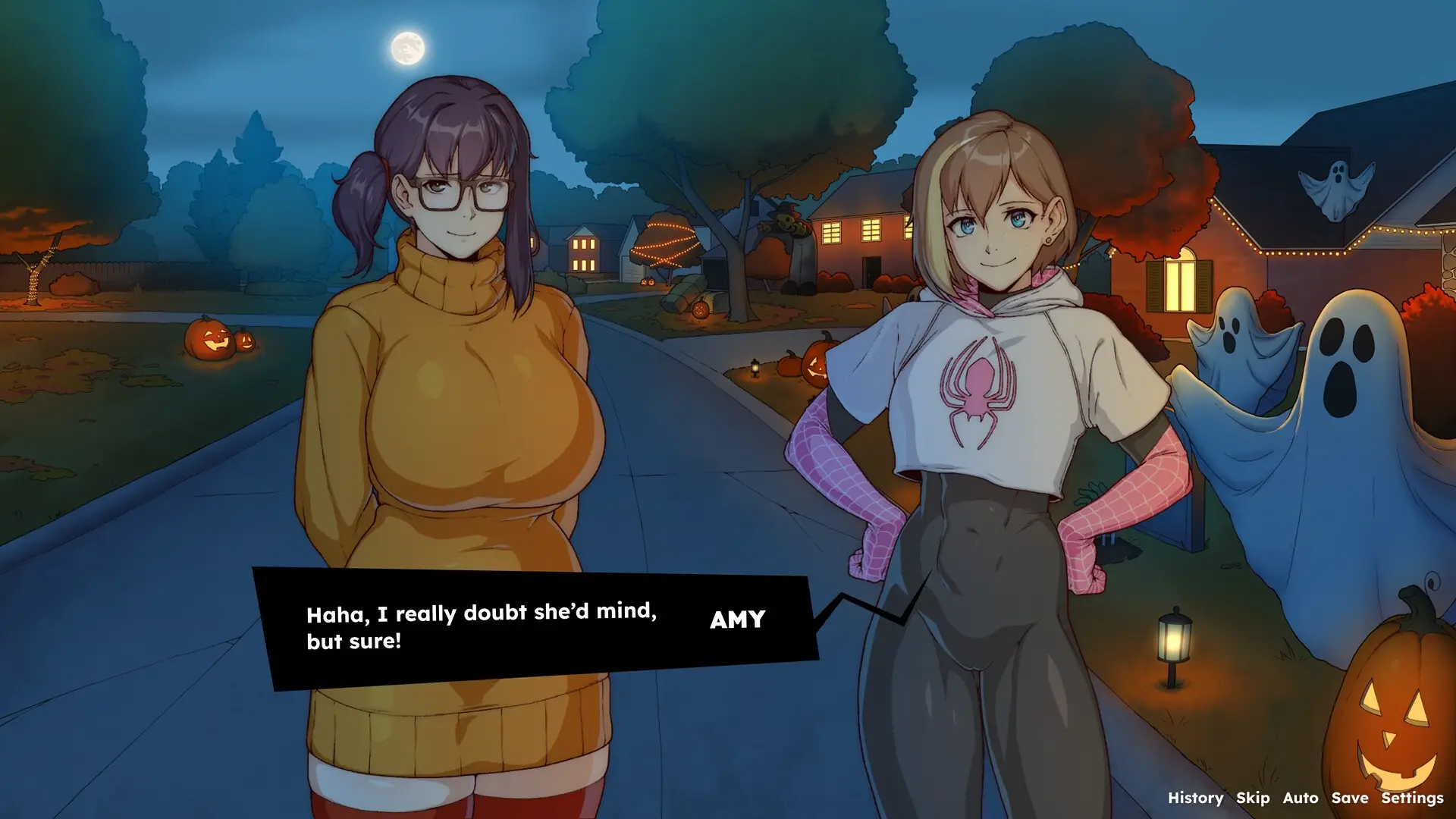 Benefitship: The Hallowed Wiener gameplay screenshot 6 (Ren'Py adult game) by RFH Games – free download