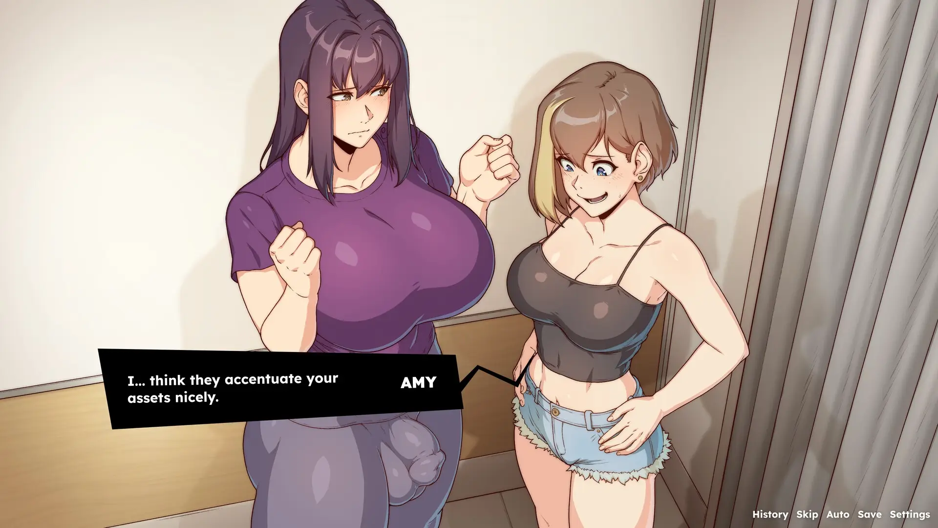 Benefitship: The Hallowed Wiener gameplay screenshot 1 (Ren'Py adult game) by RFH Games – free download