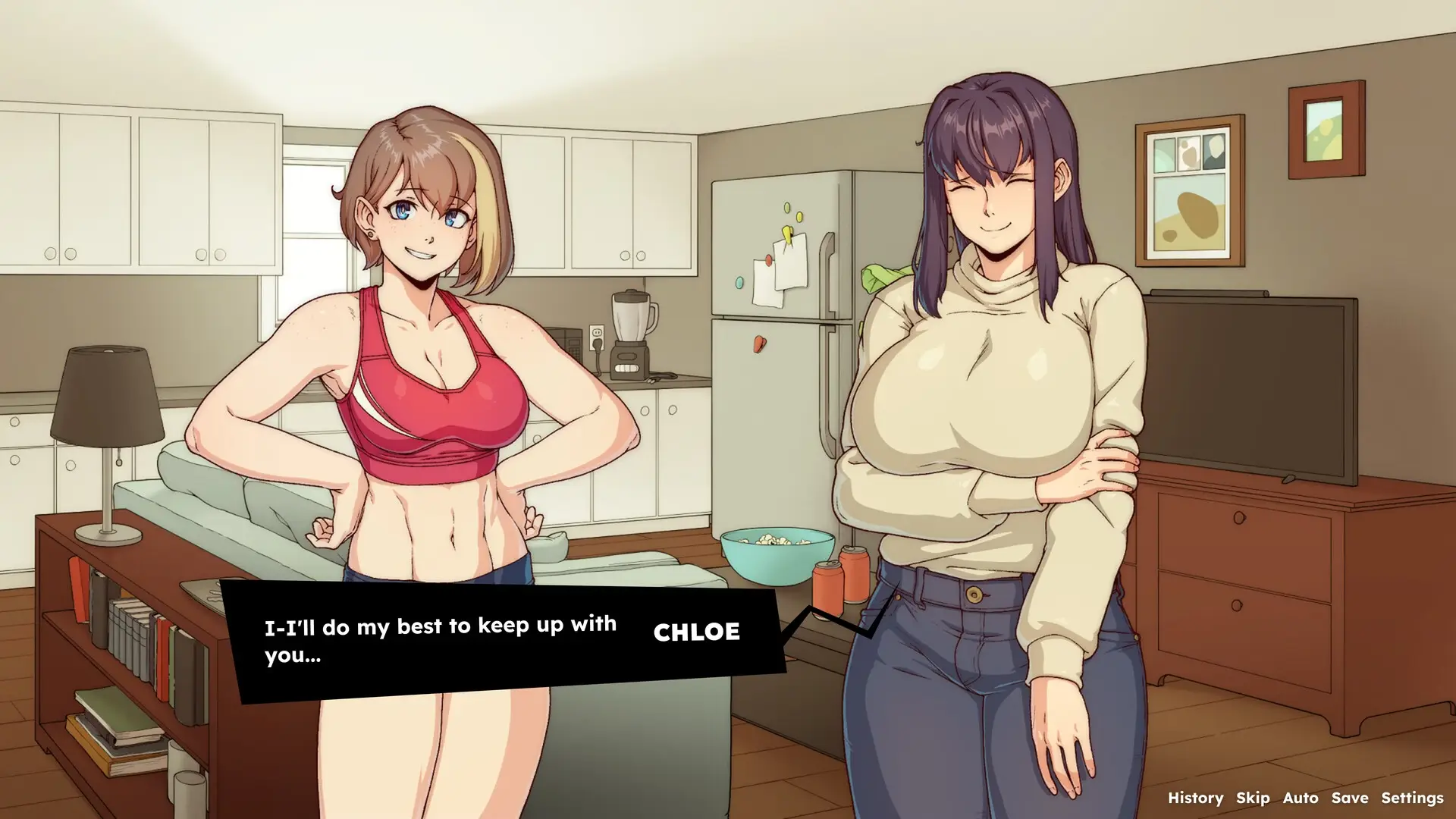 Benefitship: The Hallowed Wiener gameplay screenshot 4 (Ren'Py adult game) by RFH Games – free download