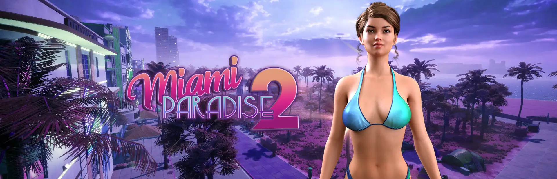 Miami Paradise 2 cover Demo – Unity adult game by Entropy Digital Entertainment free download