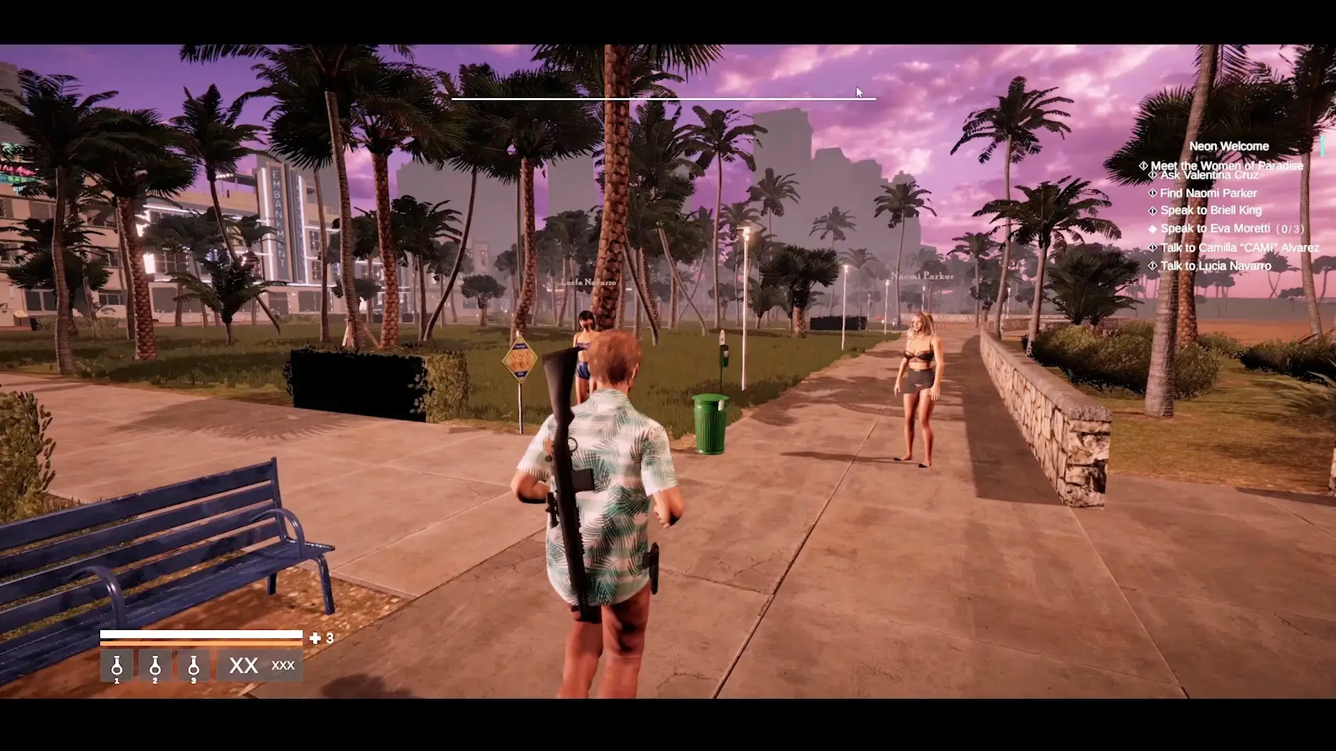 Miami Paradise 2 gameplay screenshot 2 (Unity adult game) by Entropy Digital Entertainment – free download