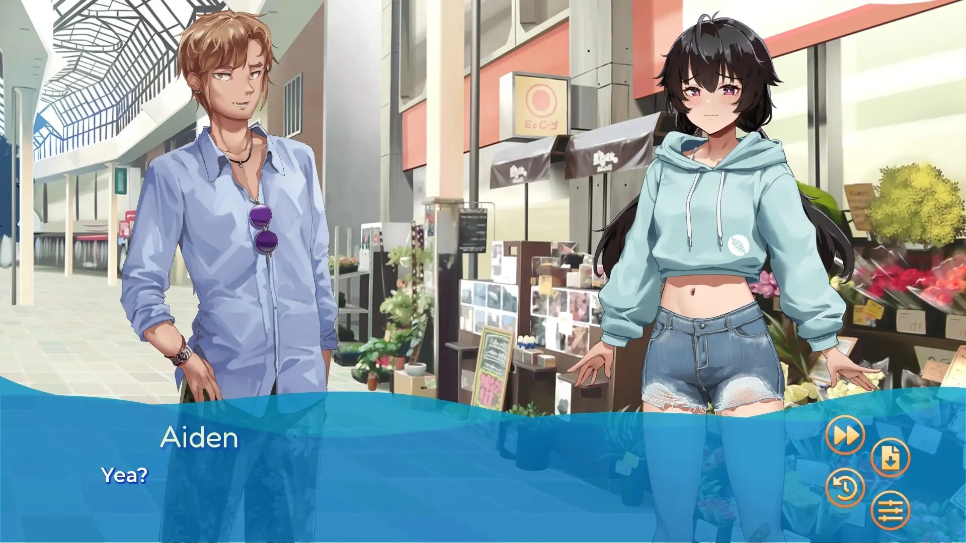 Swimmer Admiration 2 gameplay screenshot 6 (Ren'Py adult game) by PUSH! Soft – free download