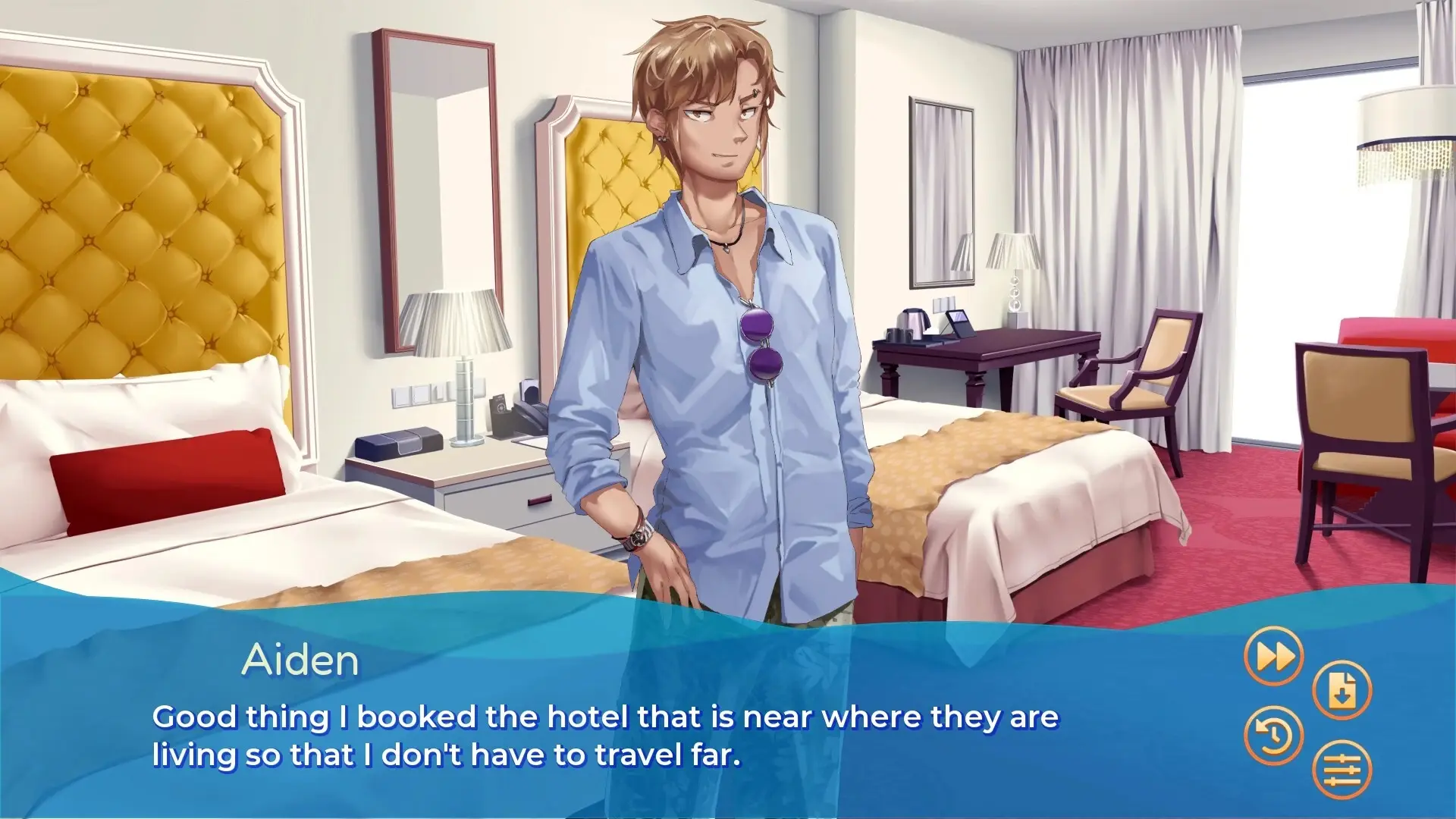 Swimmer Admiration 2 gameplay screenshot 7 (Ren'Py adult game) by PUSH! Soft – free download