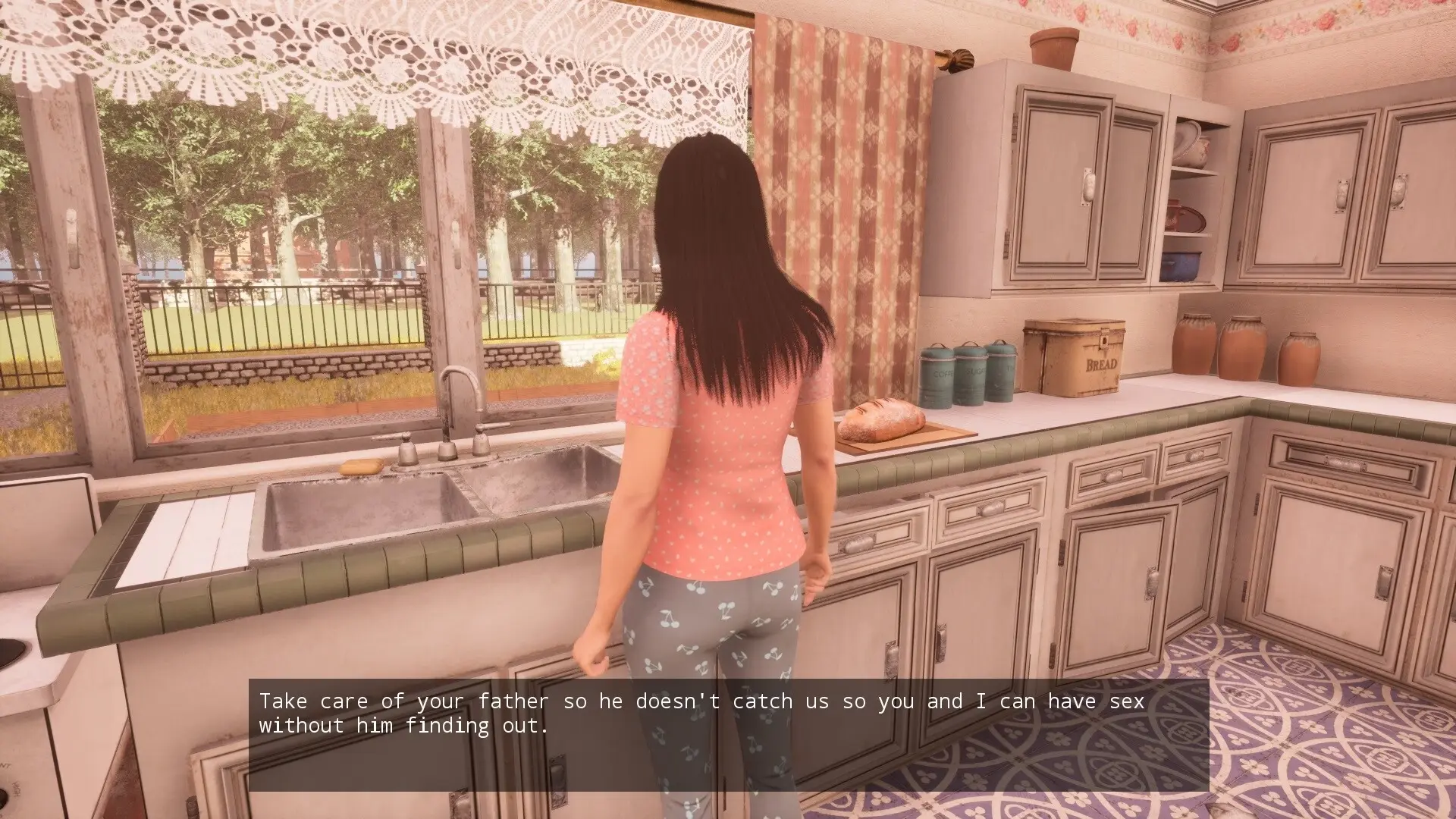 Don’t Let Your Dad Find Out gameplay screenshot 6 (Unreal Engine adult game) by Capky Games – free download