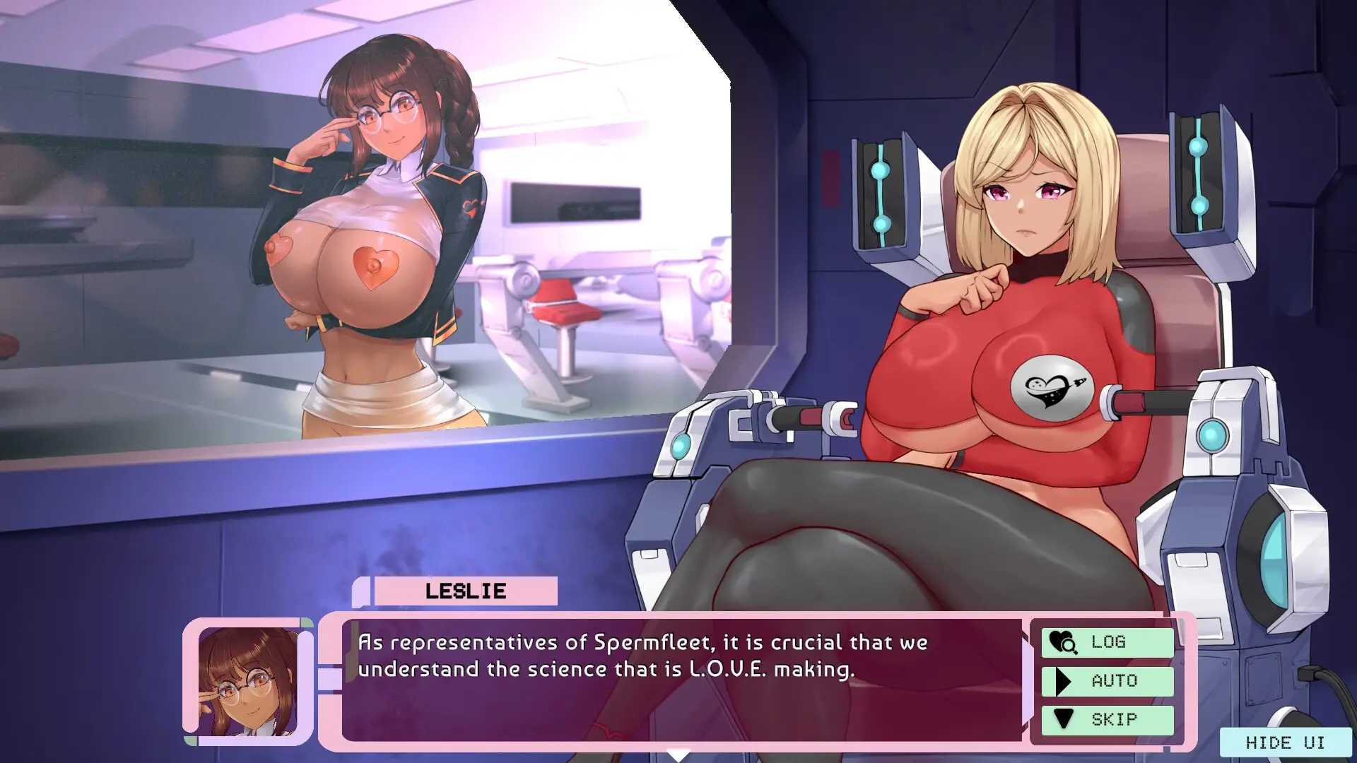 Light-Space Love: New Horizons gameplay screenshot 4 (Unity adult game) by Halftilt – free download