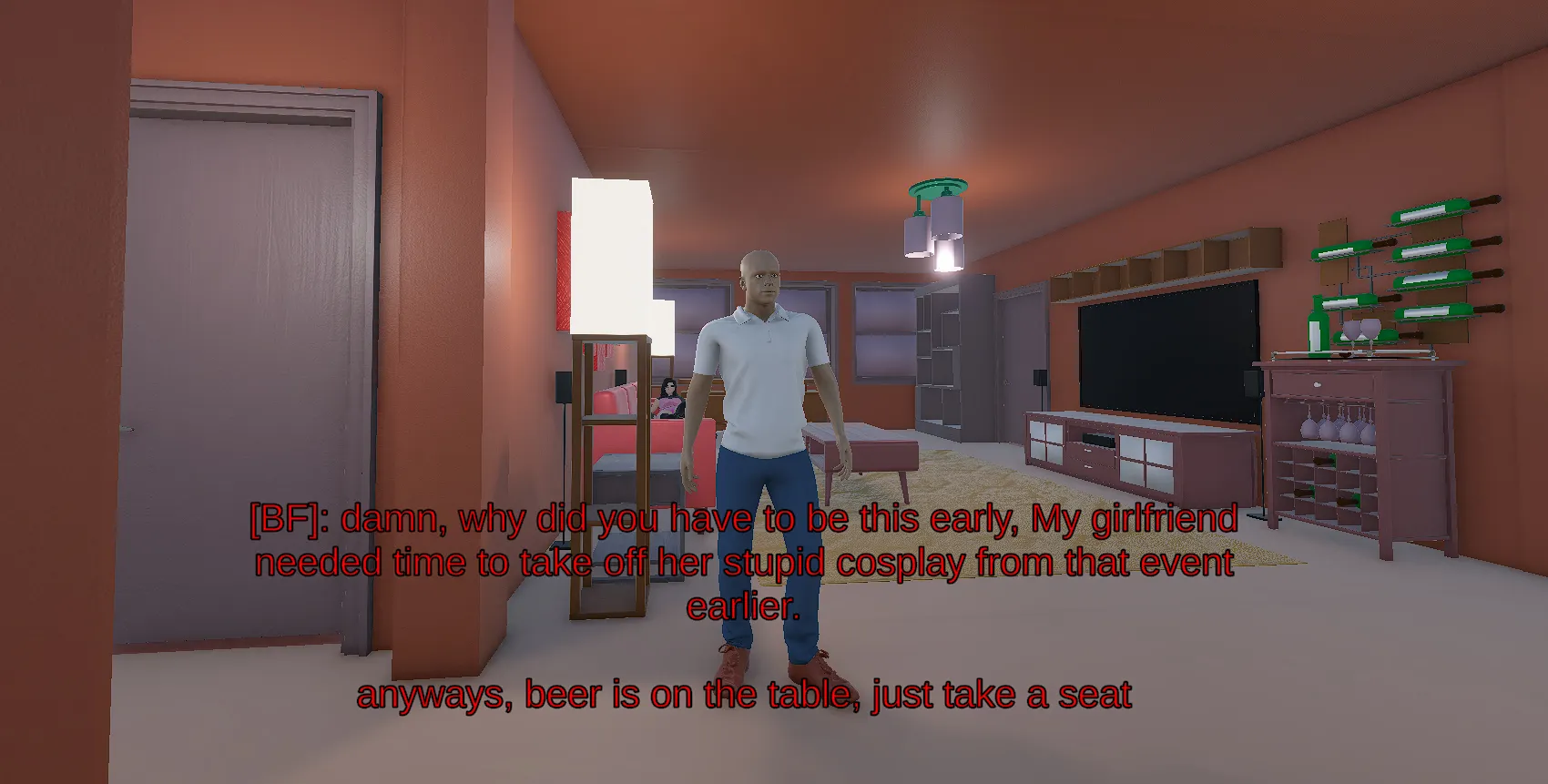 Tension release gameplay screenshot 1 (Unity adult game) by CandiceDic – free download