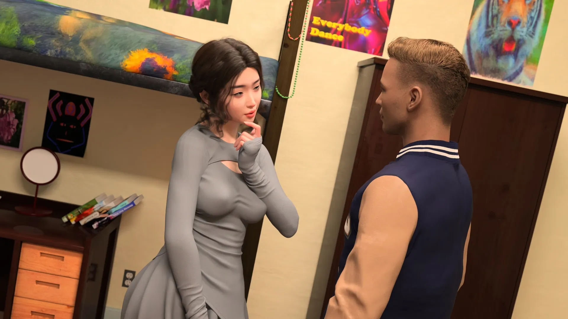 Freshman gameplay screenshot 6 (Ren'Py adult game) by Sweet gamers group – free download