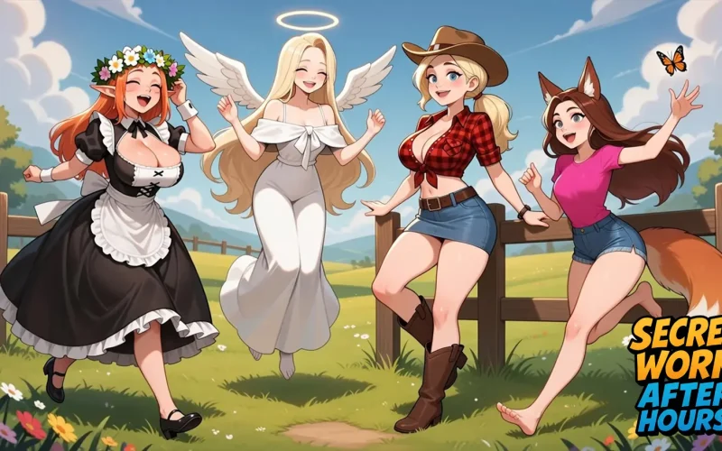 Secret Work after Hours cover Final – Ren'Py adult game by SUCCUBUS ZONE free download