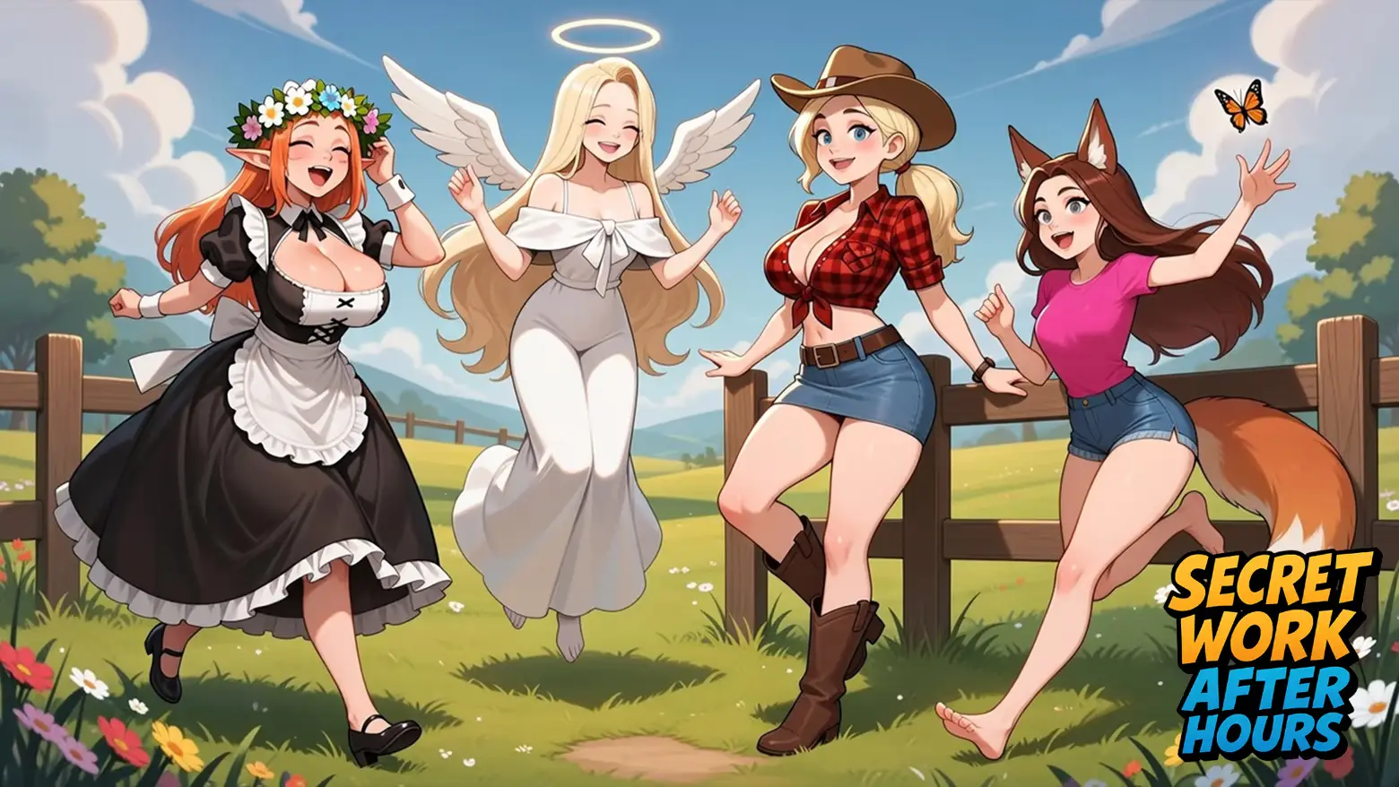 Secret Work after Hours cover Final – Ren'Py adult game by SUCCUBUS ZONE free download