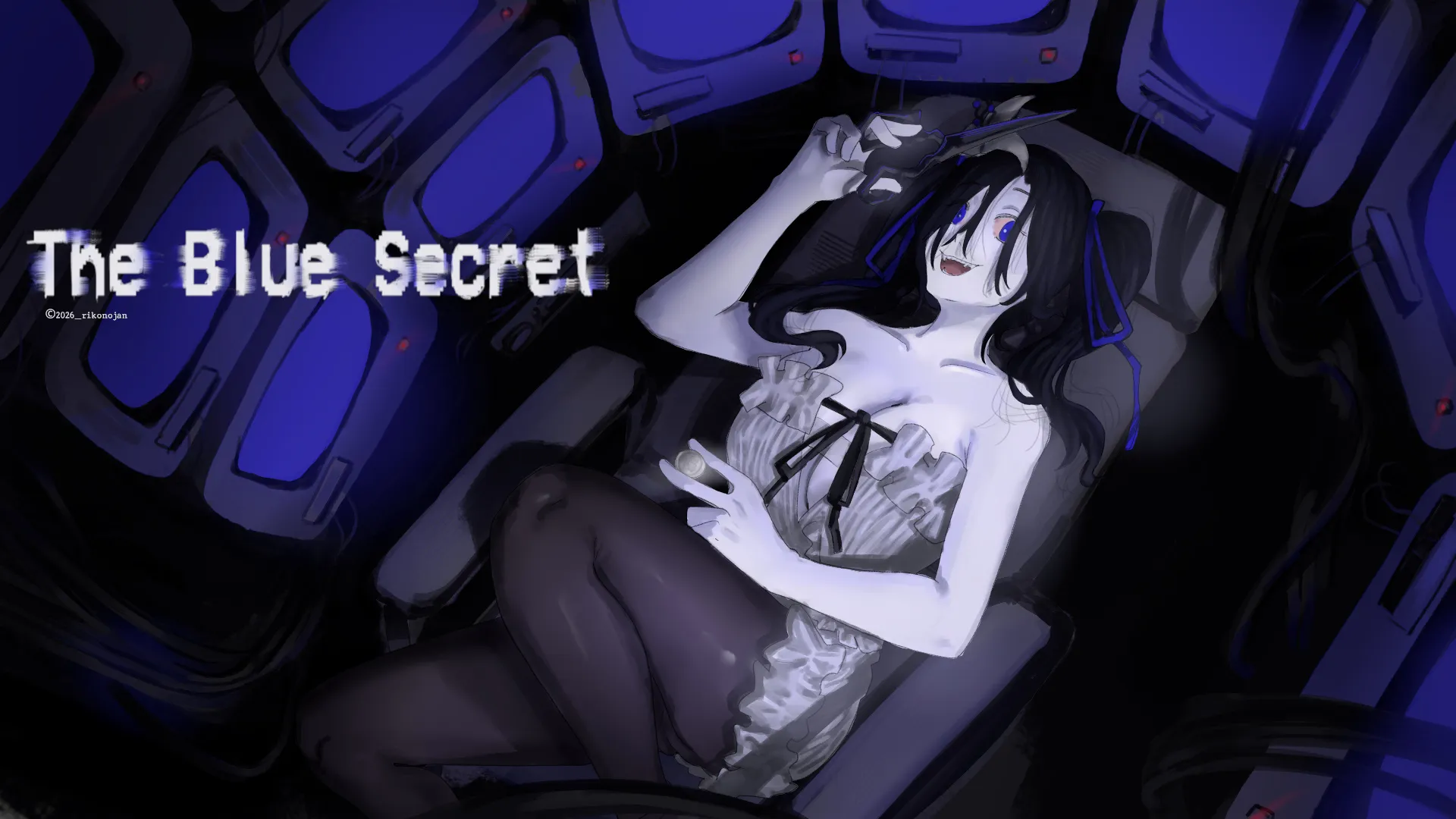 The Blue Secret cover 0.9.1 – Ren'Py adult game by Rikonojan free download
