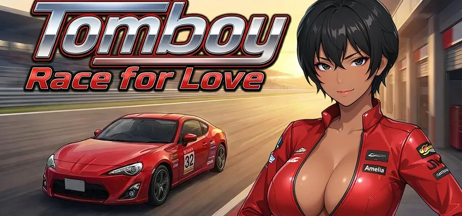 Tomboy Race for Love cover Demo – Ren'Py adult game by Zylyx free download
