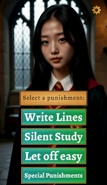 Hogwarts Harem gameplay screenshot 1 (Unity adult game) by Koister Games – free download