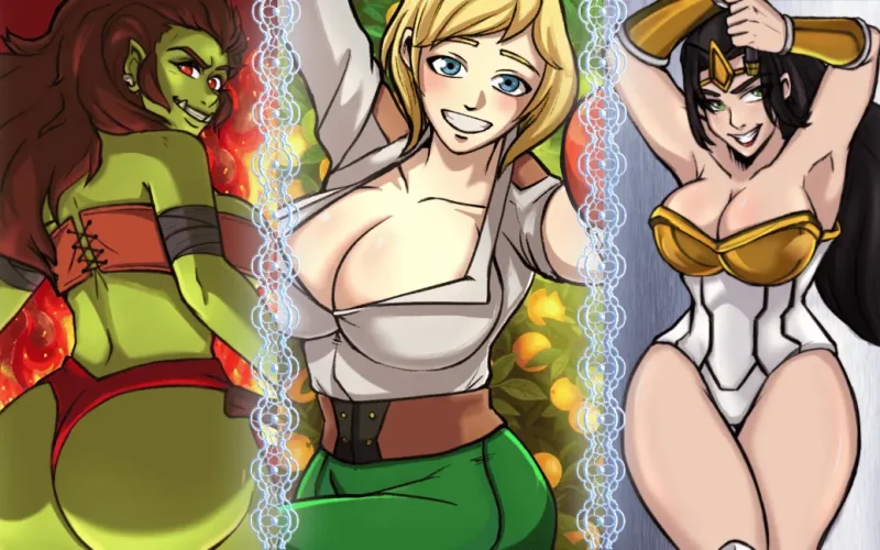 Conquering Queens cover 0.2 – Ren'Py adult game by A-Moral Games free download