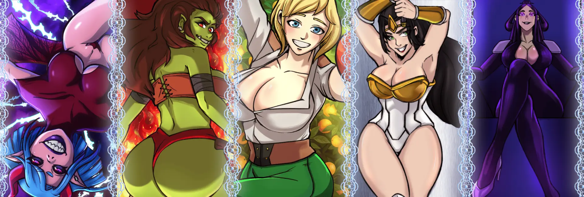 Conquering Queens cover 0.2 – Ren'Py adult game by A-Moral Games free download