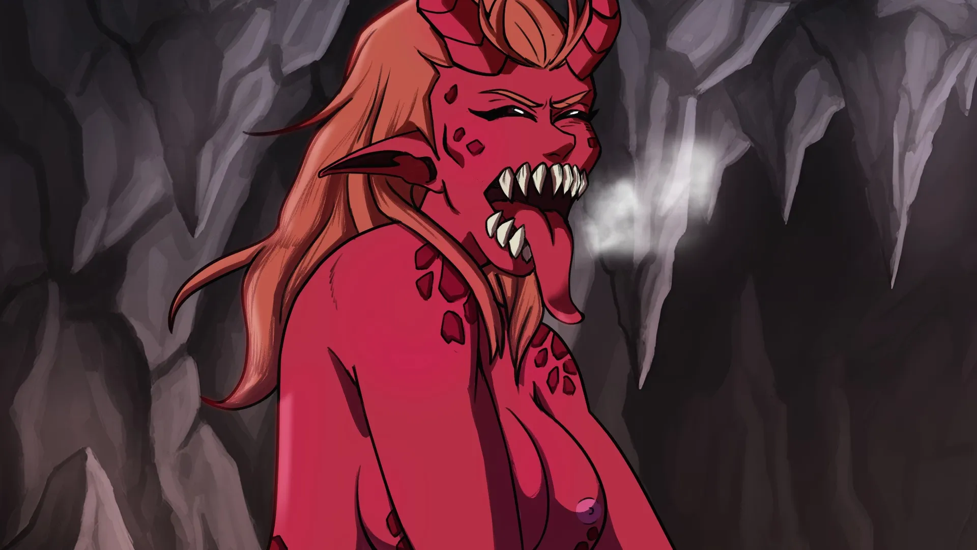 Conquering Queens gameplay screenshot 7 (Ren'Py adult game) by A-Moral Games – free download