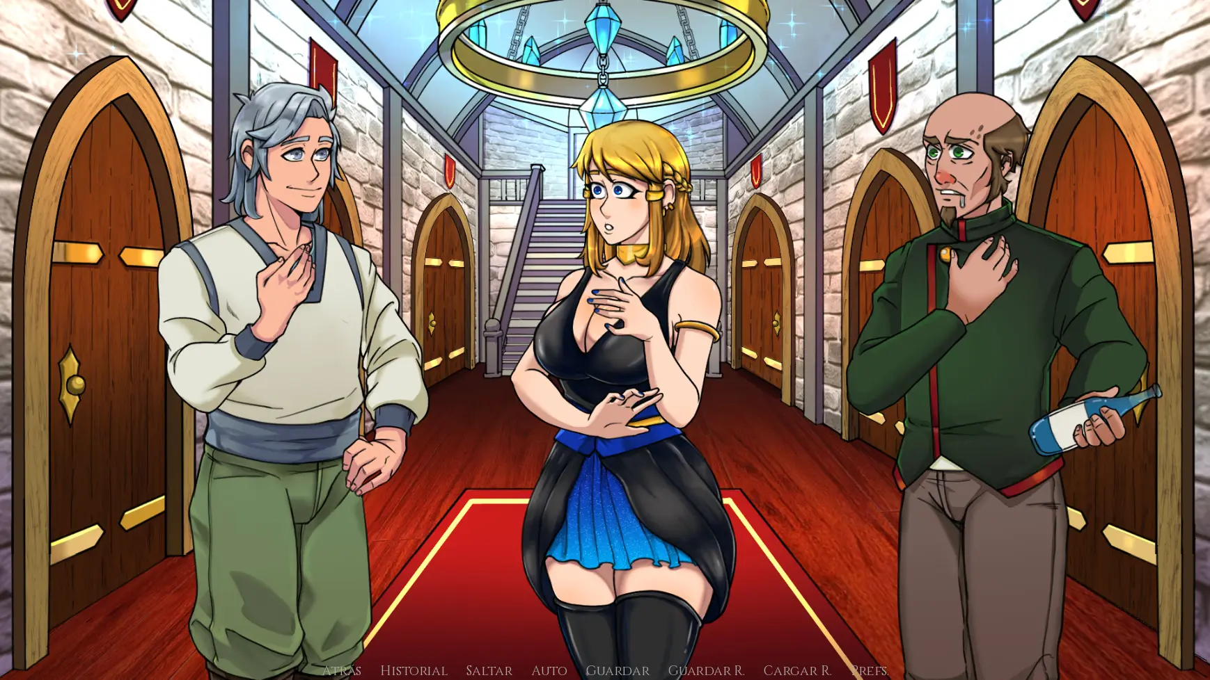 Conquering Queens gameplay screenshot 8 (Ren'Py adult game) by A-Moral Games – free download