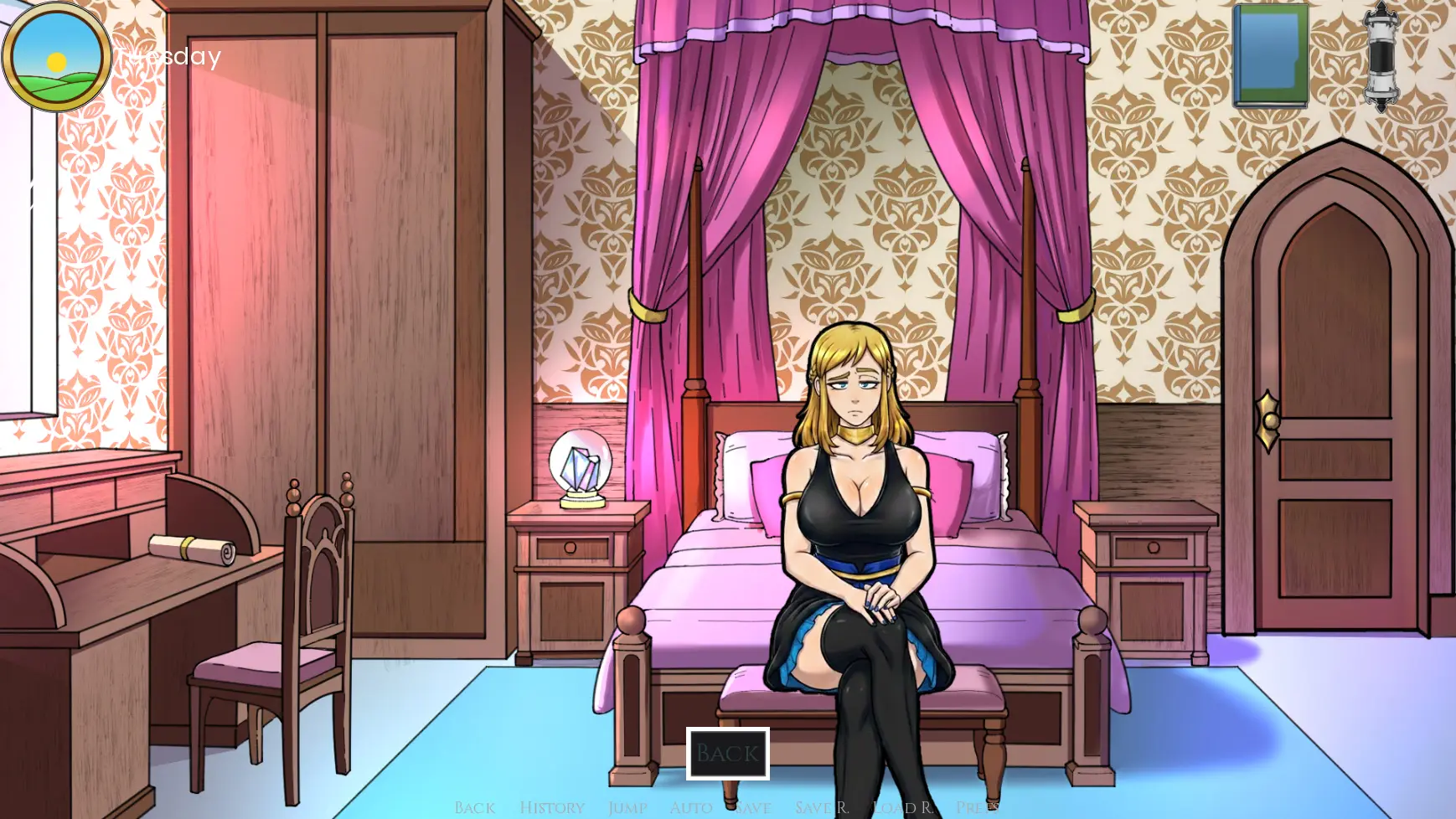 Conquering Queens gameplay screenshot 10 (Ren'Py adult game) by A-Moral Games – free download
