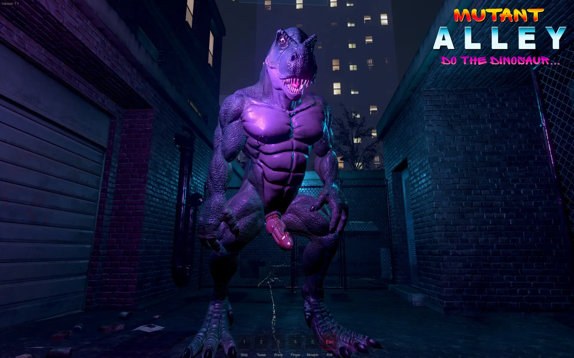 Mutant Alley gameplay screenshot 4 (Unity adult game) by Tyranno – free download