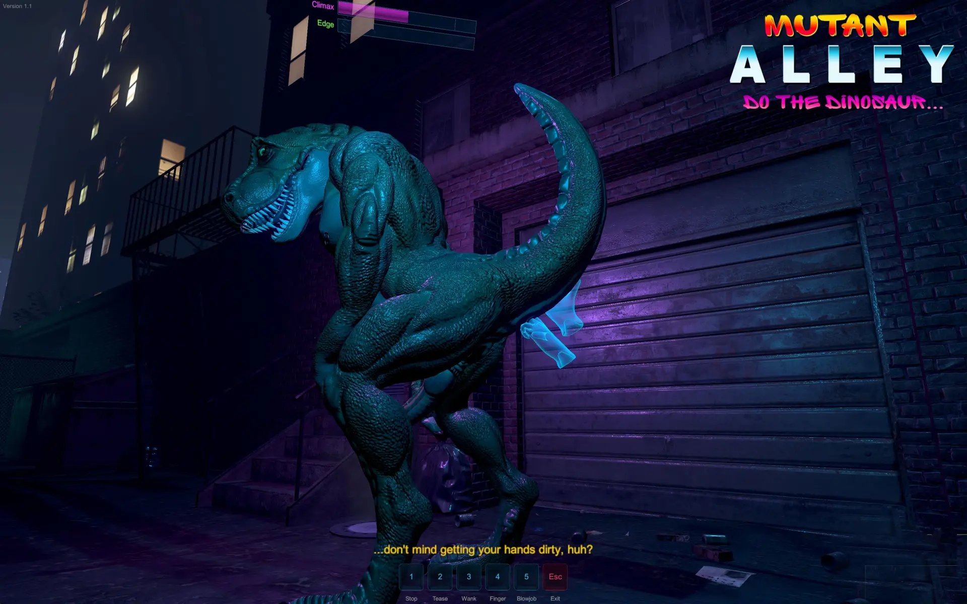 Mutant Alley gameplay screenshot 5 (Unity adult game) by Tyranno – free download