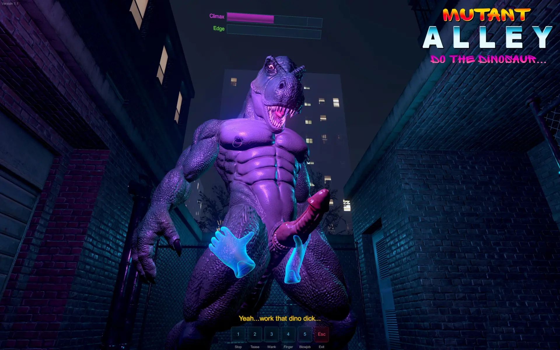 Mutant Alley gameplay screenshot 8 (Unity adult game) by Tyranno – free download