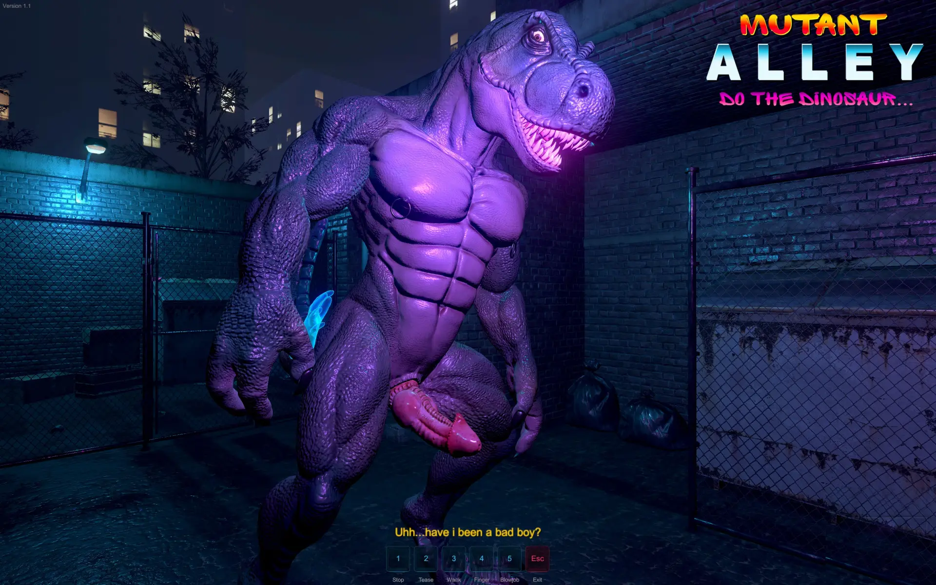 Mutant Alley gameplay screenshot 10 (Unity adult game) by Tyranno – free download