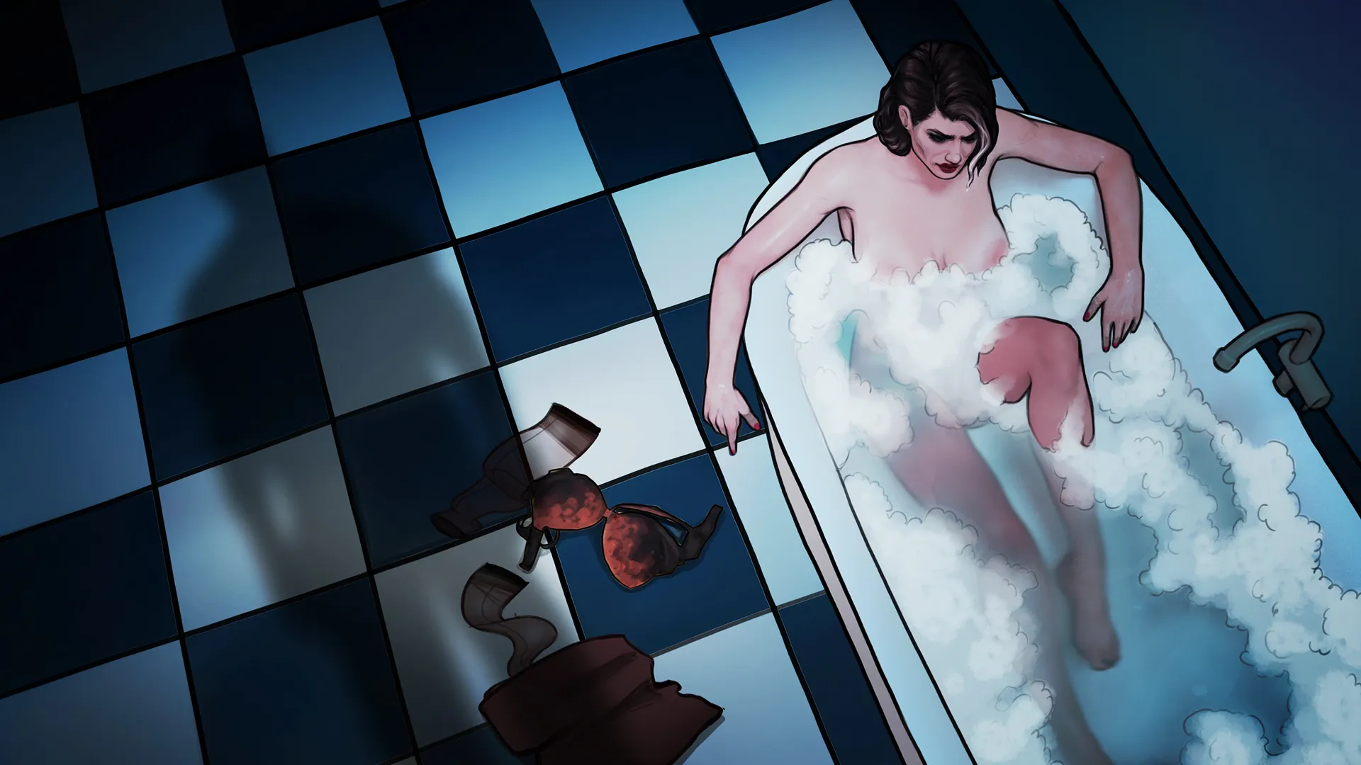 The Night Driver gameplay screenshot 1 (Unity adult game) by BlackToad – free download