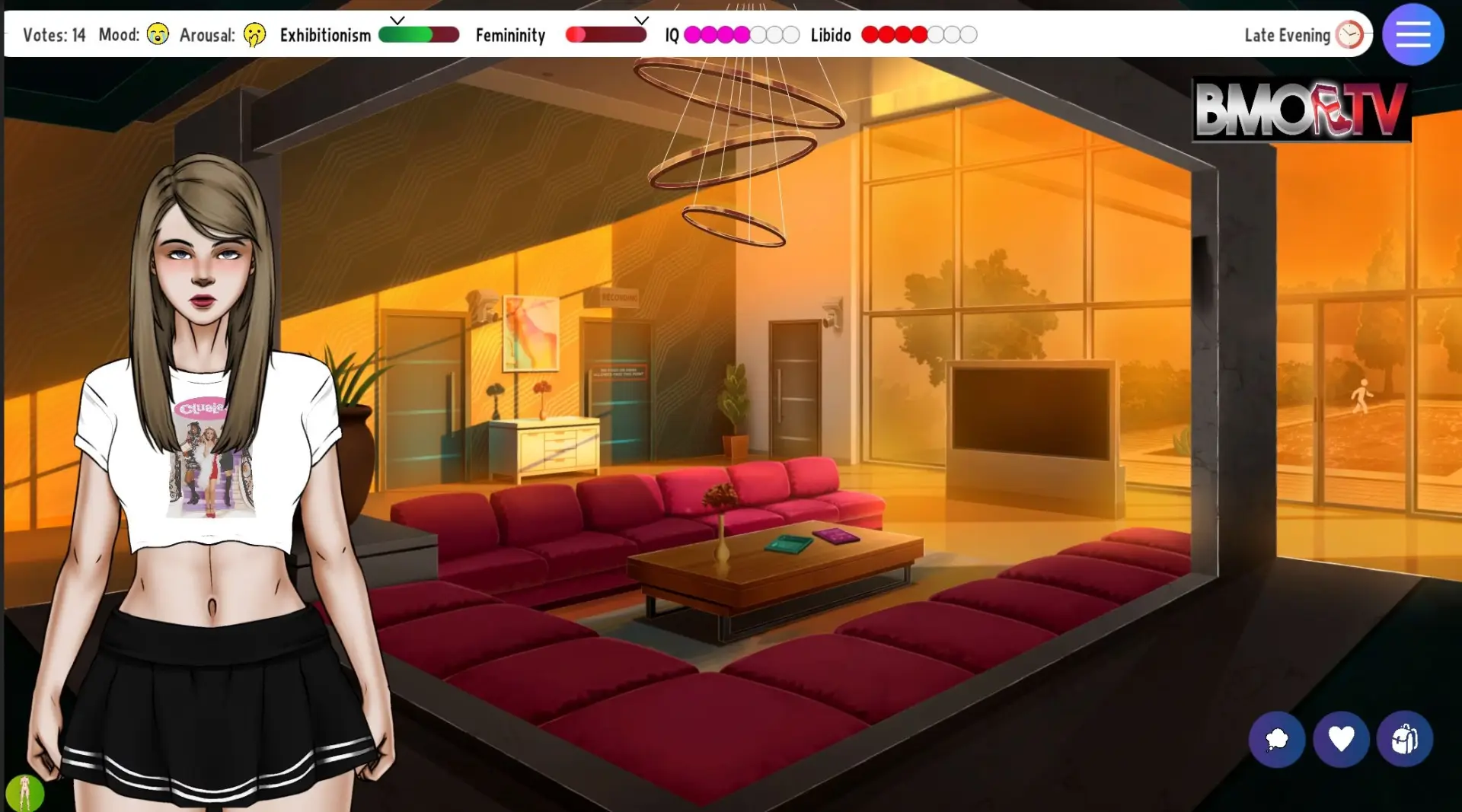 BMO TV gameplay screenshot 3 (Unity adult game) by Rel.Pink – free download
