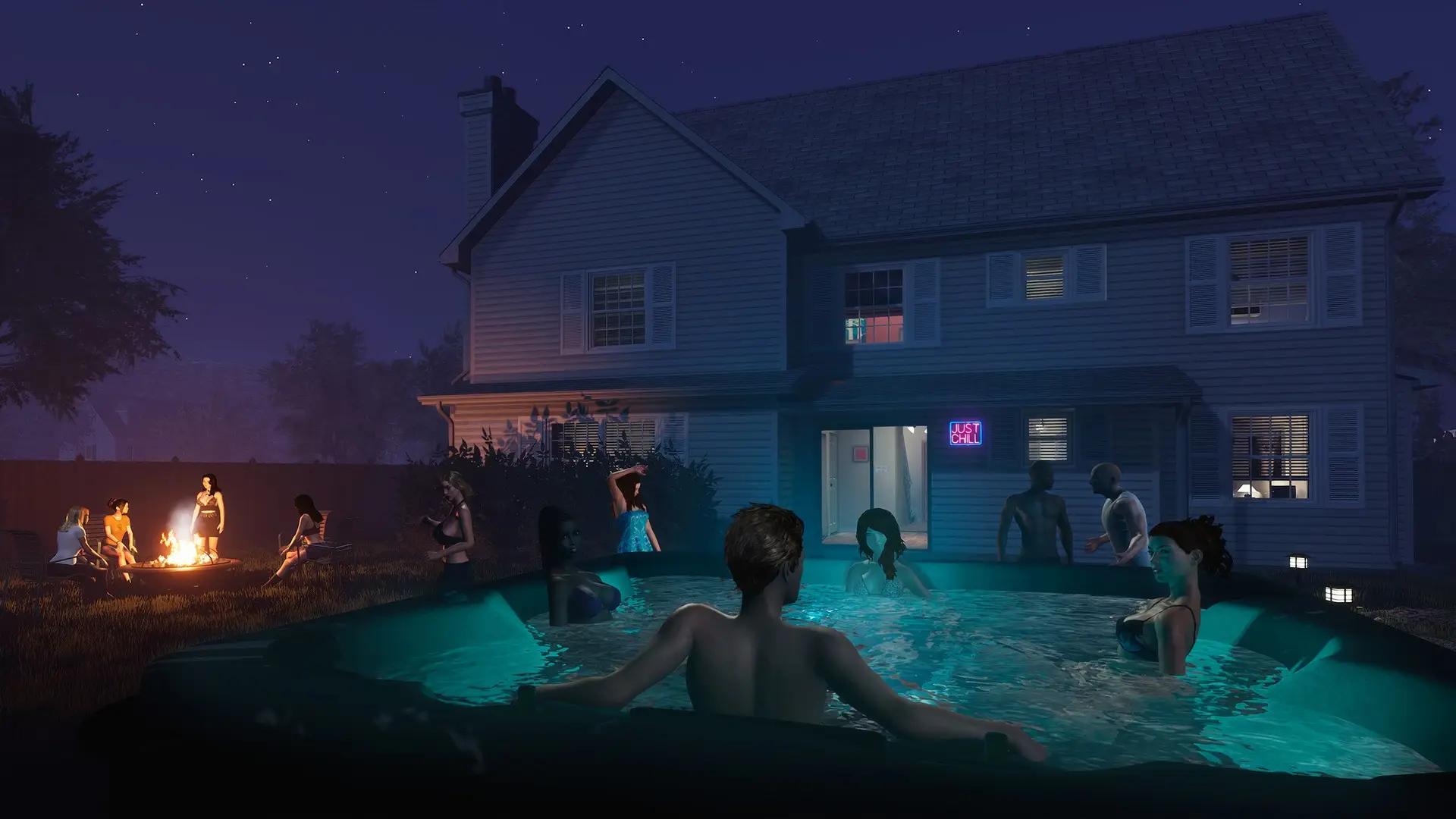 House Party gameplay screenshot 4 (Unity adult game) by Eek! Games – free download