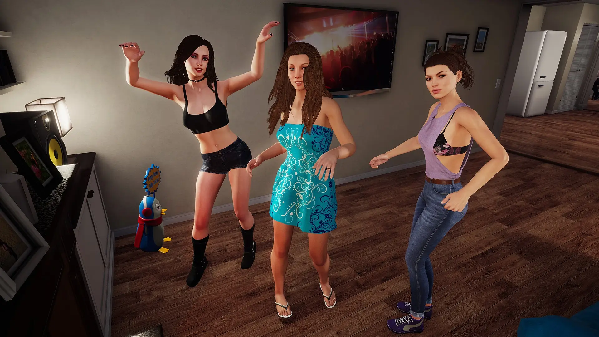 House Party gameplay screenshot 8 (Unity adult game) by Eek! Games – free download