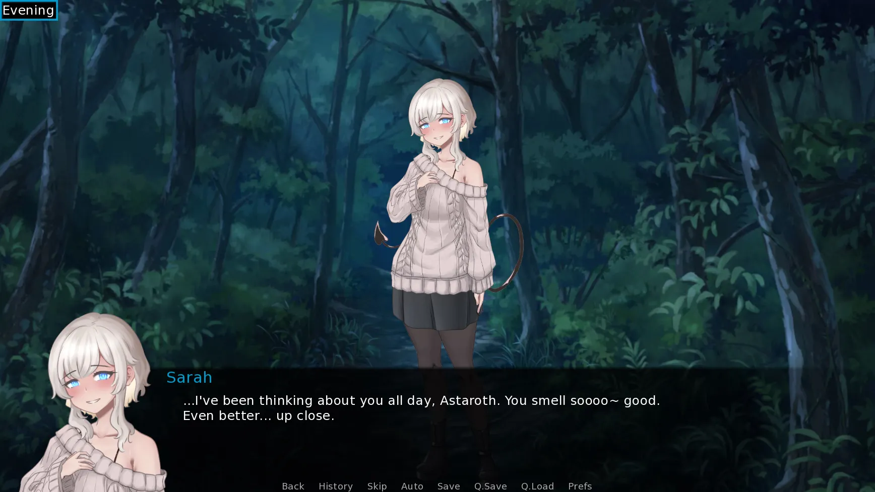 Divine Dawn gameplay screenshot 1 (Ren'Py adult game) by Cryswar – free download
