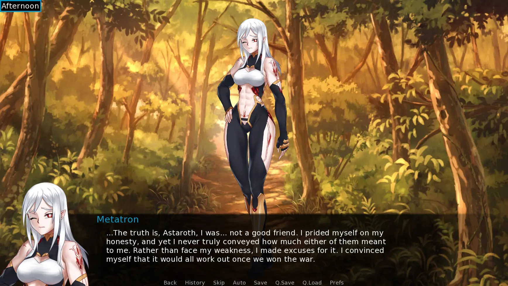 Divine Dawn gameplay screenshot 6 (Ren'Py adult game) by Cryswar – free download