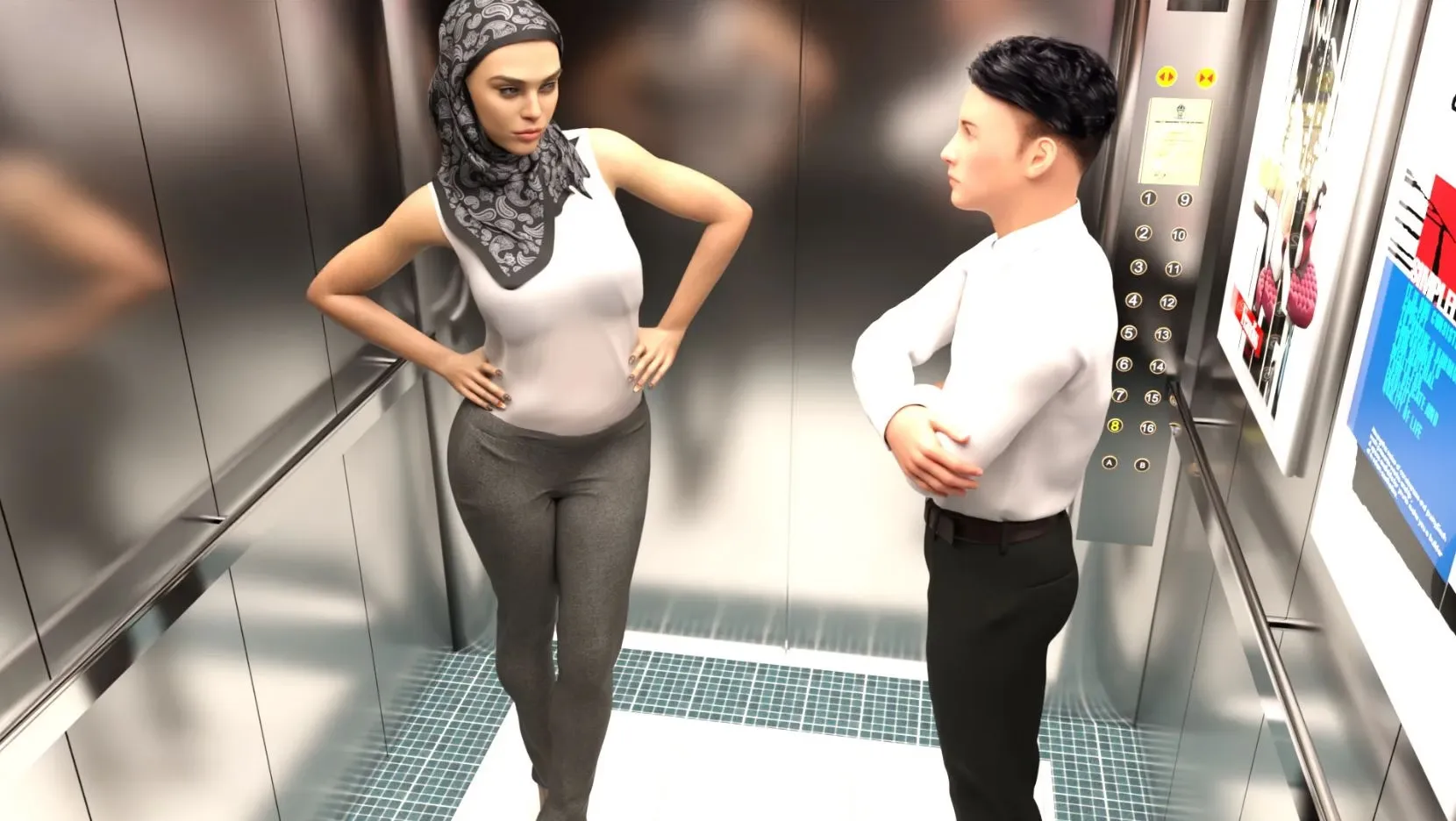 Life in Middle East gameplay screenshot 5 (Ren'Py adult game) by LustfulFantasy – free download