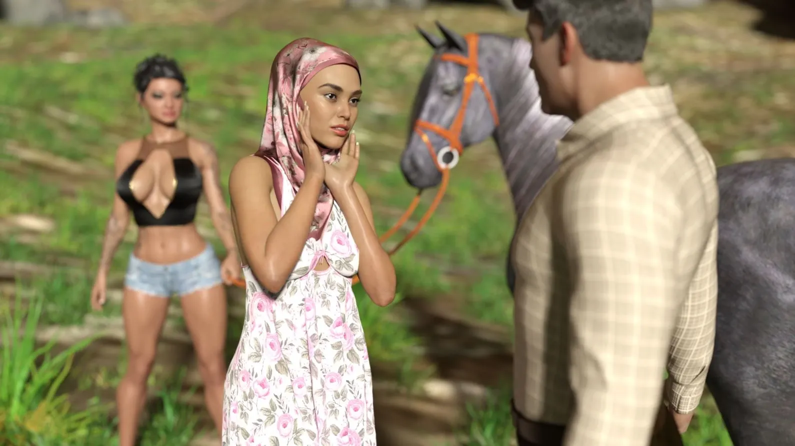 Life in Middle East gameplay screenshot 3 (Ren'Py adult game) by LustfulFantasy – free download