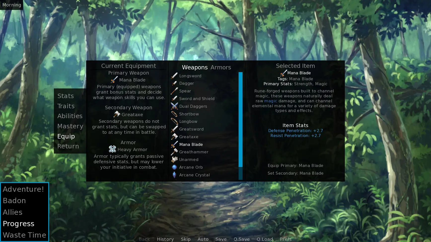 Divine Dawn gameplay screenshot 8 (Ren'Py adult game) by Cryswar – free download