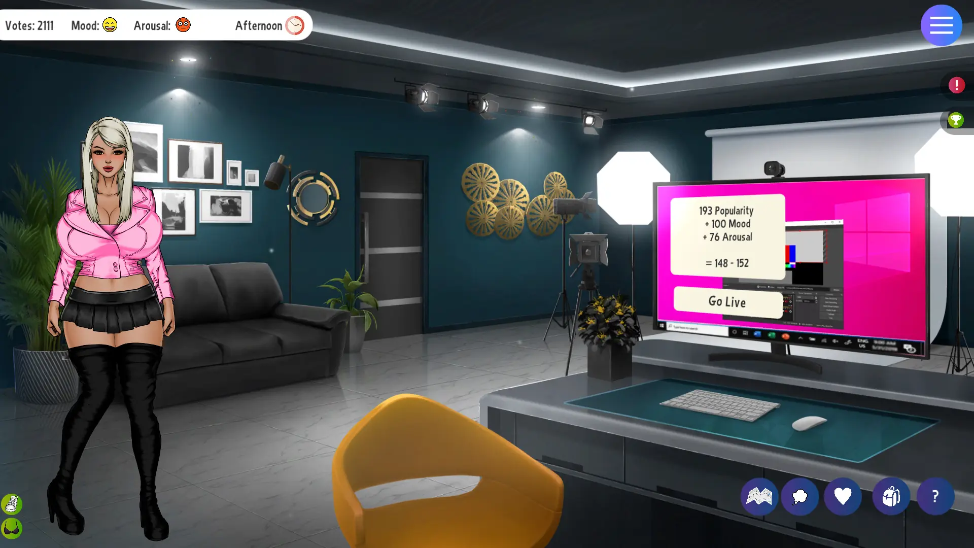 BMO TV gameplay screenshot 4 (Unity adult game) by Rel.Pink – free download