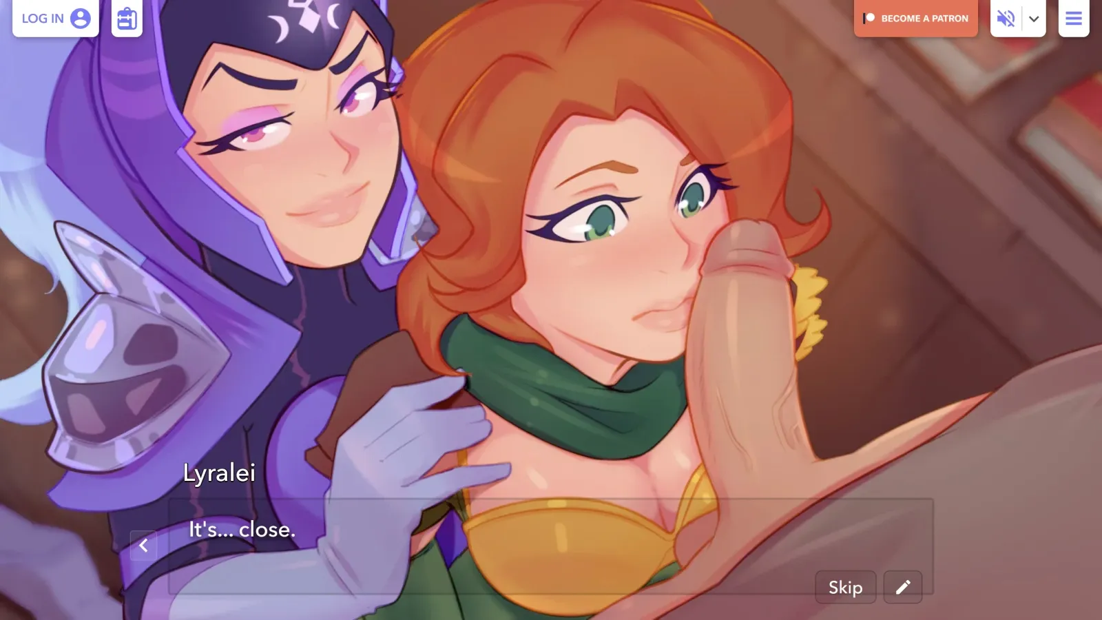 Luna in the Tavern gameplay screenshot 1 (Others adult game) by TitDang – free download